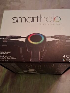 SmartHalo Bike GPS - Black with Rainbow LED